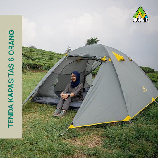 paket satuan - tenda kapasitas 6 orang 