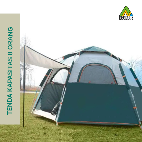 paket satuan - tenda kapasitas 8 orang 